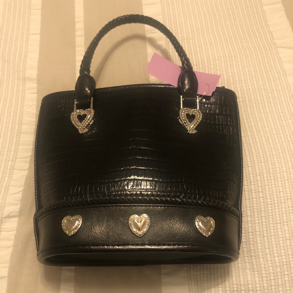mini black purse